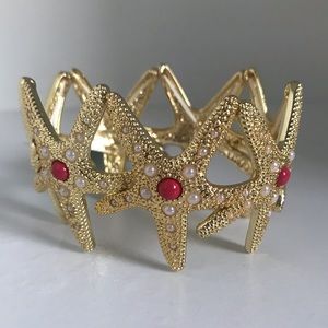 Lilly Pulitzer Gold Starfish Cuff